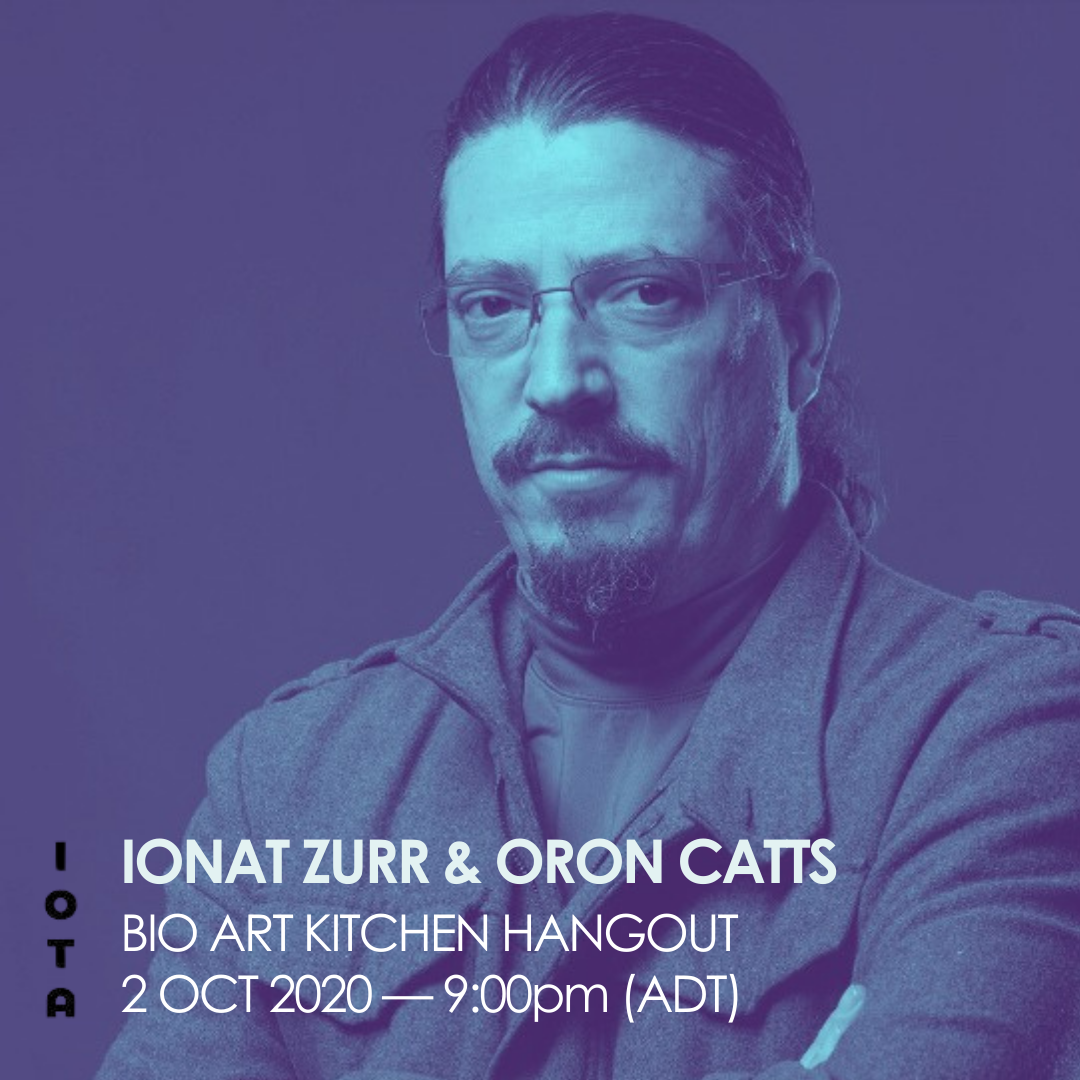 Oron Catts Ionat Zurr IOTA Institute Bio Art Kitchen Hangout IOTA oron-catts-ionat-zurr-iota-institute-bio-art-kitchen-hangout-iota